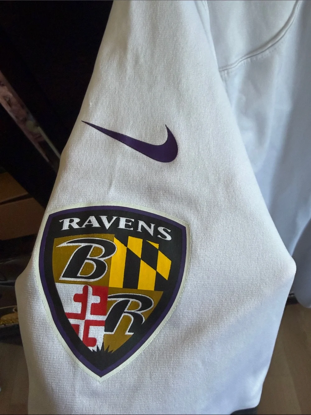 Nike white football